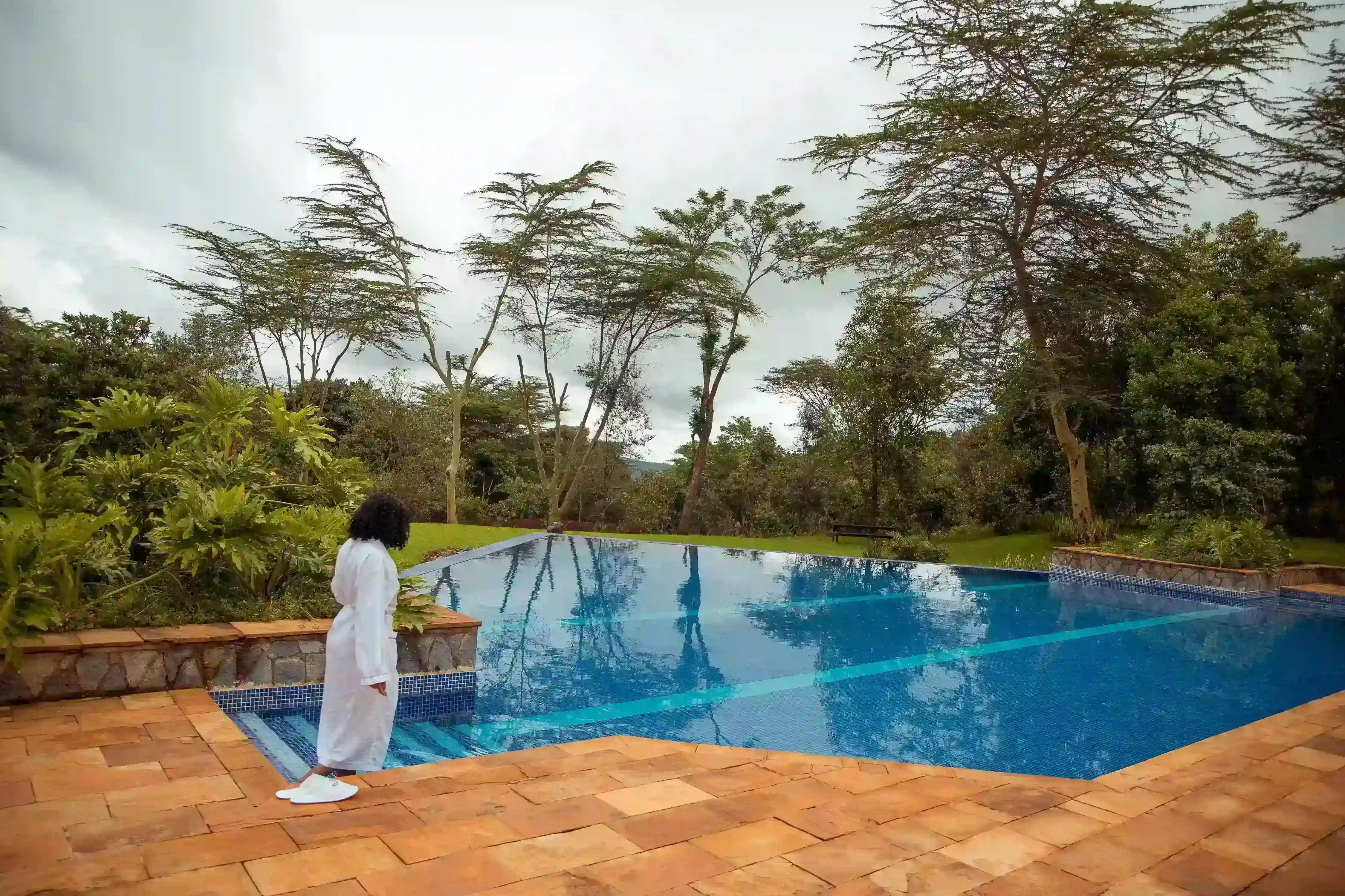 Swimming pool at the retreat at ngorongoro