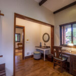 Dressing area and writting desk all rooms except 2 bedroom villas