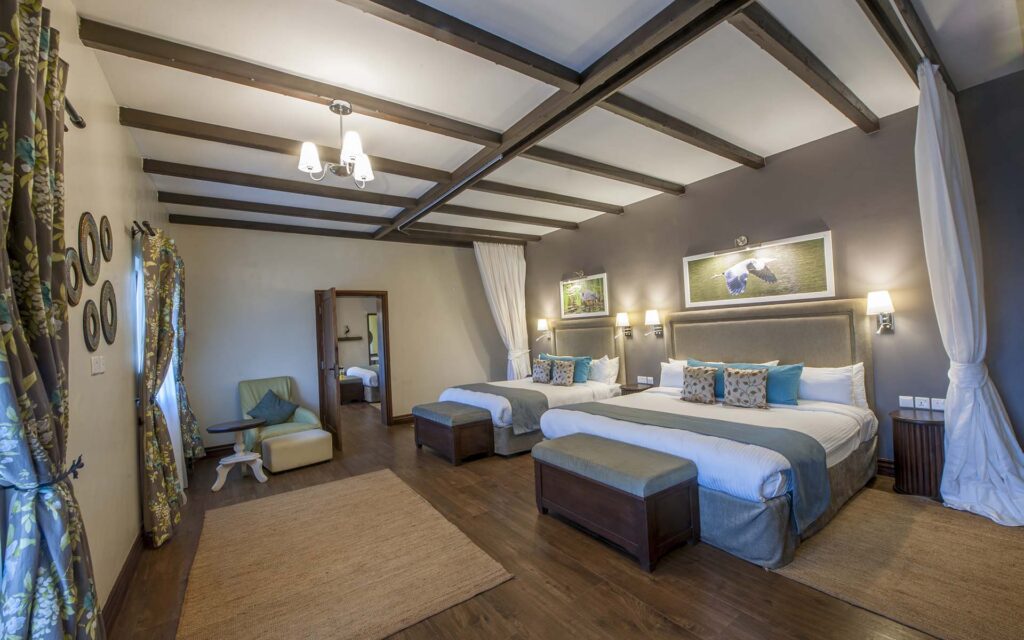 Interconnected room showing twin room part